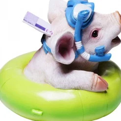 Clearance Spaarpot Floating Pig Woondecoratie|Kasten