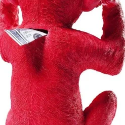 Store Spaarpot Monkey Kikazaru Rood Woondecoratie|Kasten