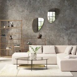 Sale Spiegel Jetset Goud 56x83cm Spiegels|Kasten