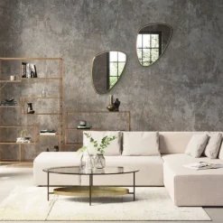 Sale Spiegel Jetset Goud 56x83cm Spiegels|Kasten
