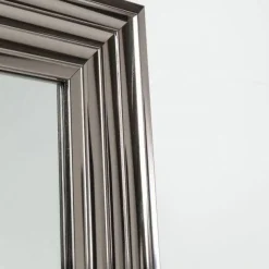 Fashion Spiegel Met Lijst Zilver 55x180cm Spiegels|Kasten