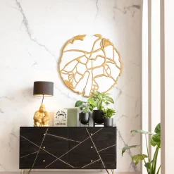 Outlet Spiegel Pieces Goud Ø100cm Spiegels|Kasten