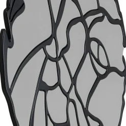 Store Spiegel Pieces Mat Zwart Ø100cm Spiegels|Kasten