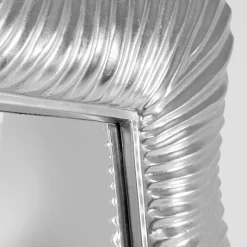 New Spiegel Wavy Zilver 94x124cm Spiegels|Kasten