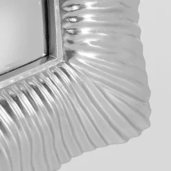 New Spiegel Wavy Zilver 94x124cm Spiegels|Kasten