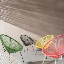 Cheap Stoel Acapulco Wit Kasten|Fauteuils