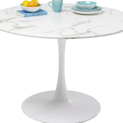 Shop Tafel Veneto Marmer Wit Ø110cm Kasten|Tafels