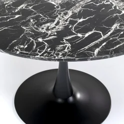 Best Sale Tafel Veneto Marmer Zwart Ø110cm Kasten|Tafels