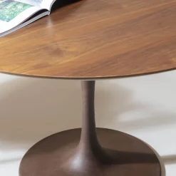Shop Tafelblad Invitation Round Walnut 120cm Kasten|Tafels