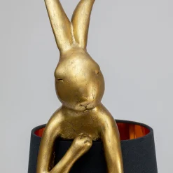 Best Sale Tafellamp Animal Rabbit Gold/Black 68cm Kasten|Tuinmeubelen