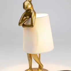 Best Tafellamp Animal Rabbit Gold/White 50cm Tafellampen|Kasten