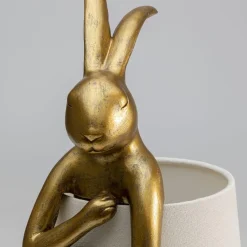 Best Tafellamp Animal Rabbit Gold/White 50cm Tafellampen|Kasten