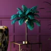Best Sale Tafellamp Feather Palm Green 60cm Kasten|Tuinmeubelen