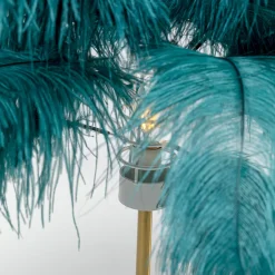 Best Sale Tafellamp Feather Palm Green 60cm Kasten|Tuinmeubelen