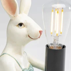 Shop Tafellamp Girl Rabbit 21cm Tuinmeubelen