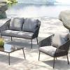 Discount Tuinset Elba Grey Quattro (4/part) Kasten|Tuinmeubelen