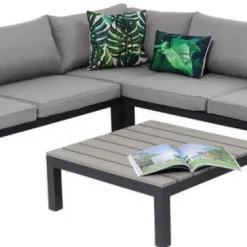 Best Sale Tuinset Holiday Zwart (4-delig) Kasten|Tuinmeubelen
