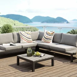 Best Sale Tuinset Holiday Zwart (4-delig) Kasten|Tuinmeubelen
