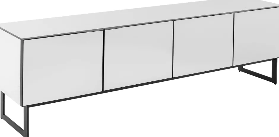 Clearance TV-Meubel Soran Black 180x40cm Kasten|Lage Kasten & Dressoirs