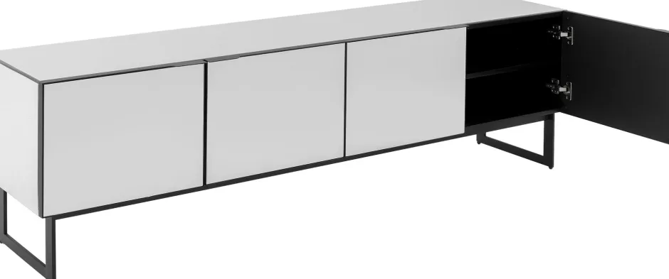 Clearance TV-Meubel Soran Black 180x40cm Kasten|Lage Kasten & Dressoirs