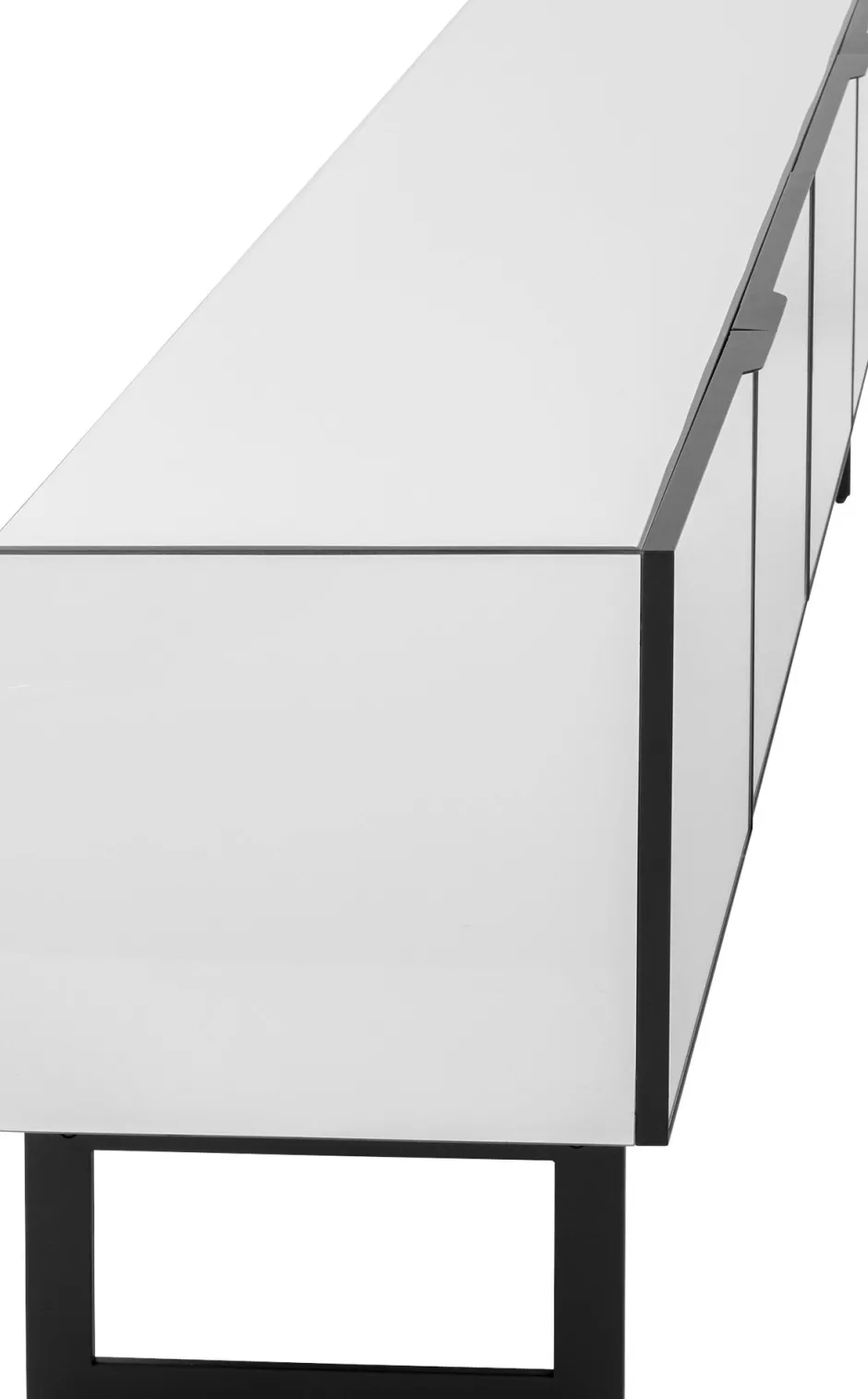 Clearance TV-Meubel Soran Black 180x40cm Kasten|Lage Kasten & Dressoirs