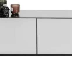 Clearance TV-Meubel Soran Black 180x40cm Kasten|Lage Kasten & Dressoirs
