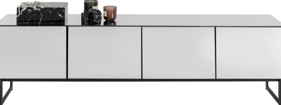 Clearance TV-Meubel Soran Black 180x40cm Kasten|Lage Kasten & Dressoirs