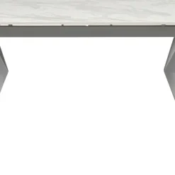 Clearance Uitschuifbare Tafel Xenia White 140(+30+30)x80cm Kasten|Tafels
