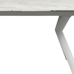Clearance Uitschuifbare Tafel Xenia White 140(+30+30)x80cm Kasten|Tafels