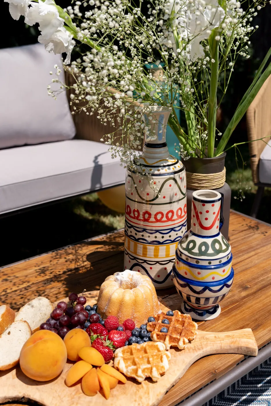Clearance Vaas Los Cabos 40cm Woondecoratie|Tuinmeubelen