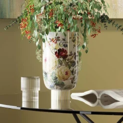 Best Vaas Rose Magic Wit 27cm Woondecoratie|Kasten