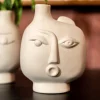 Clearance Vaas Spherical Face Left 16cm Woondecoratie|Kasten