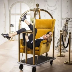 Clearance VIP Bagage Trolley Vegas Goud Kapstokken|Kasten