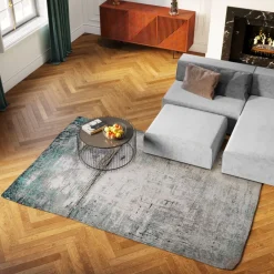 Discount Vloerkleed Abstract Lichtblauw 200x300cm Vloerkleden & Textiel|Kasten