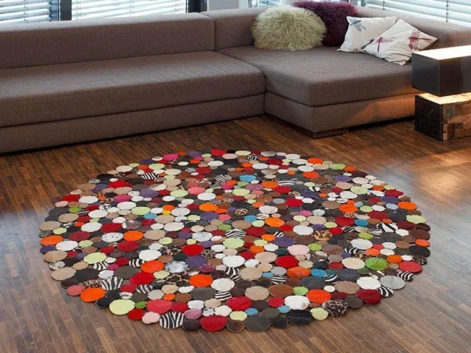 Store Vloerkleed Circle Multi Ø150cm Vloerkleden & Textiel|Kasten