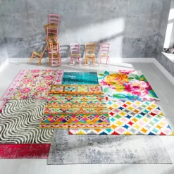 Store Vloerkleed Kelim Pop Grijs 170x240cm Vloerkleden & Textiel|Kasten
