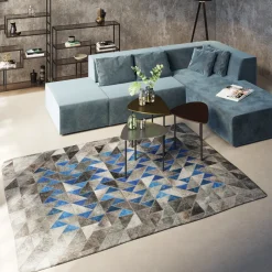 Fashion Vloerkleed Triangle Grijs 170x240cm Vloerkleden & Textiel|Kasten