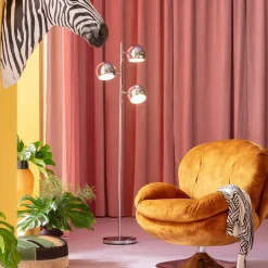 Shop Vloerlamp Calotta Chroom Vloerlampen|Kasten