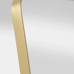 Hot Vloerspiegel Curve Arch Gold 55x160cm Spiegels|Kasten