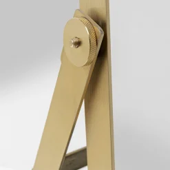 Hot Vloerspiegel Curve Arch Gold 55x160cm Spiegels|Kasten