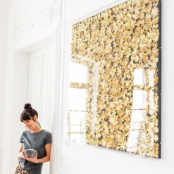 Flash Sale Wanddecoratie Gold Flower 120x120cm Wanddecoratie|Kasten