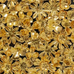Clearance Wanddecoratie Gold Flower 80x80cm Wanddecoratie|Kasten