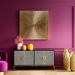 Store Wanddecoratie Illumino 120x120cm Wanddecoratie|Kasten