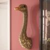 Discount Wanddecoratie Ostrich Goud Wanddecoratie|Kasten