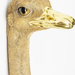 Discount Wanddecoratie Ostrich Goud Wanddecoratie|Kasten