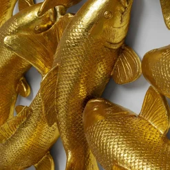 Best Wanddecoratie School Of Koi Gold Ø160cm Wanddecoratie|Kasten