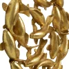 Cheap Wanddecoratie School Of Koi Gold 102cm Tuinmeubelen