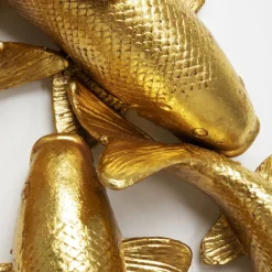 Cheap Wanddecoratie School Of Koi Gold 102cm Tuinmeubelen