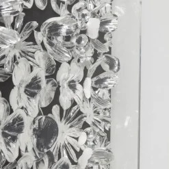 Online Wanddecoratie Silver Flower 100x100cm Wanddecoratie|Kasten