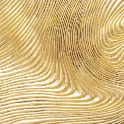 Best Sale Wanddecoratie Wave Gold (Set Van 2) Kasten|Tuinmeubelen